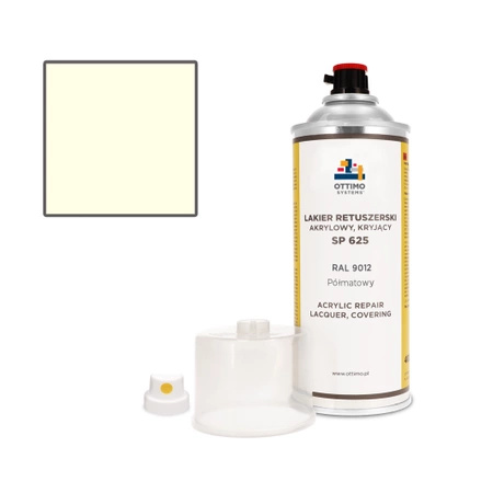 SP 625 Lakier akrylowy kryjący z multifunkcyjną głowicą rozpylającą - RAL 9012 Półmatowy - Reinraumweiß / Clean room white