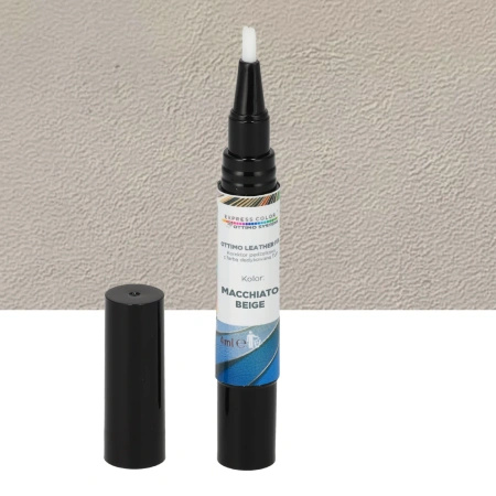 FE 777 0004 Ottimo Leather Fix – Pisak retuszerski pędzelkowy z dedykowaną farbą TUP - Macchiato beige (Machiatobeige)