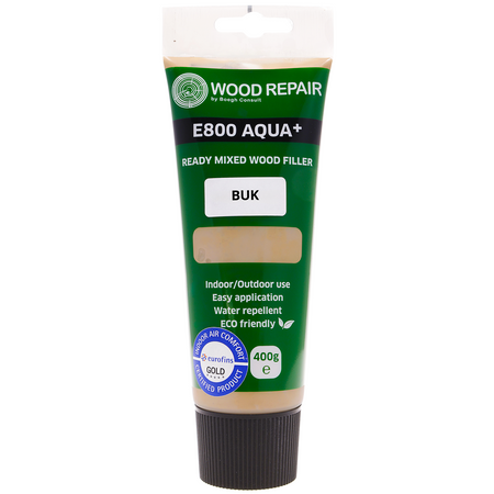 BCD WM E800 WOOD MASTIC AQUA +  Szpachla do drewna - Buk (400 g)