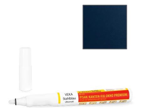 Ko 243 Pisak  KANTEN-FIX OKNO PREMIUM - VEKA SPECTRAL Stahlblau Ultramatt (Granatowy ultramatowy)