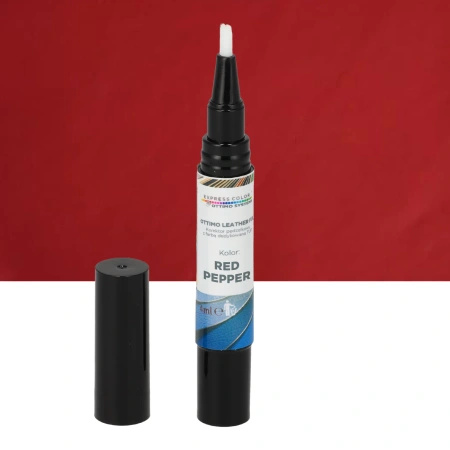 FE 777 0004 Ottimo Leather Fix – Pisak retuszerski pędzelkowy z dedykowaną farbą TUP - Red pepper (Redpepper)