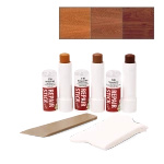 Zestaw naprawczy QUICKFIX 2w1 do szybkiego wypełniania i barwienia drobnych rys - Seria czerwone odcienie (grusza średnia i jasna, palisander jasny)