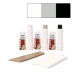 Zestaw naprawczy QUICKFIX 2w1 do szybkiego wypełniania i barwienia drobnych rys - Seria czarny, biały, szary