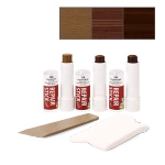 Zestaw naprawczy QUICKFIX 2w1 do szybkiego wypełniania i barwienia drobnych rys - Seria ciemnych odcieni (dąb, orzech)