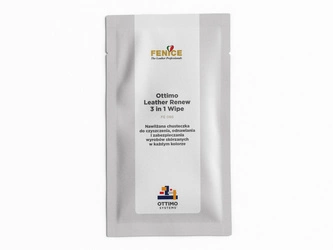 FE 096 - OTTIMO Leather Renew 3 w 1 Wipe - chusteczka do czyszczenia i zabezpieczania