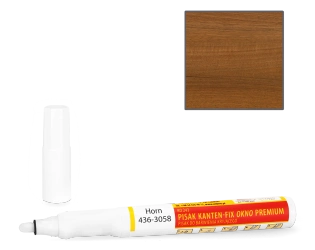 Ko 243 Pisak  KANTEN-FIX OKNO PREMIUM - Horn. 436-3058 Walnuss Amaretto / RAL 8023